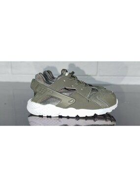 Nike Air Huarache Run TD Boys Baby Infant Athletic Shoes Size 8C Olive Green